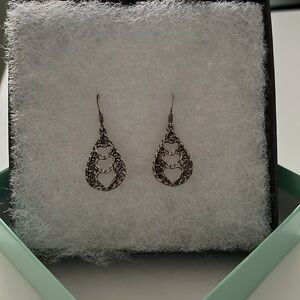 Silver earrings